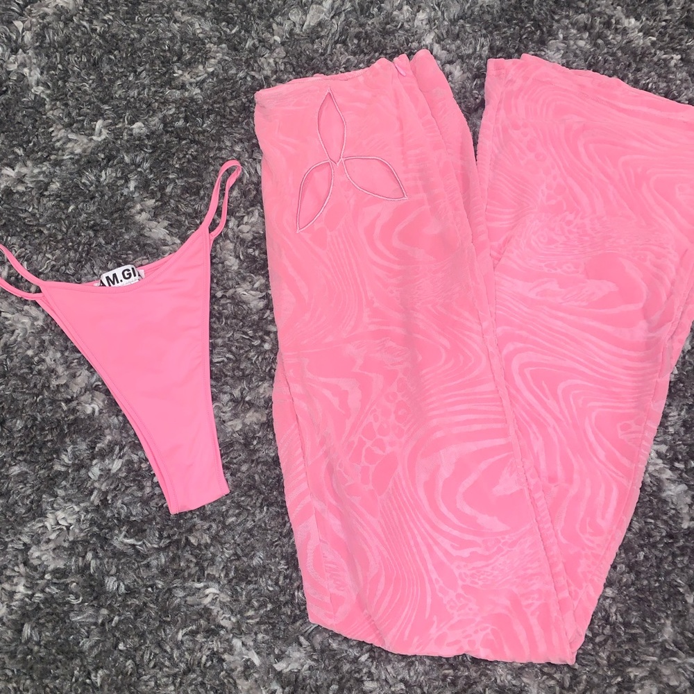I.AM.GIA Amina Pant. Includes matching pink thong.